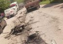 ACCIDENTE ENTRE DOS RASTRAS GENERA AFECTACIONES EN LA CARRETERA DE METAPÁN HACIA SANTA ANA