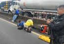 DOS MOTOCICLISTAS RESULTARON LESIONADOS EN ACCIDENTE SOBRE LA PANAMERICANA OESTE EN NEJAPA