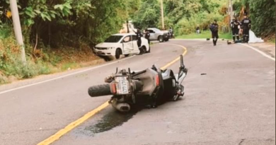 MOTOCICLISTA FALLECE EN ACCIDENTE DE TRÁNSITO EN OLOCUILTA