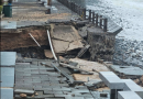 FUERTE OLEAJE CAUSA DAÑOS EN PASEO TURÍSTICO SURF CITY EN LA LIBERTAD