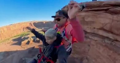 DOS PERSONAS MUEREN DURANTE PRÁCTICA DE SALTO BASE EN UN CAÑÓN DE UTAH; ENTRE LAS VÍCTIMAS ESTÁ EL ATLETA EXTREMO ANDY LEWIS