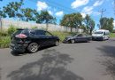 ACCIDENTE DE TRÁNSITO EN SANTA ANA INVOLUCRA TRES VEHÍCULOS; UNA MUJER ES ATENDIDA EN EL LUGAR