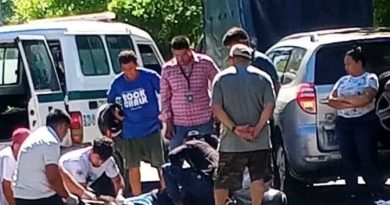 ACCIDENTE DE TRÁNSITO EN USULUTÁN DEJA A UNA PERSONA LESIONADA