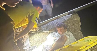 COMANDOS DE SALVAMENTO RESCATÓ A HOMBRE EN ZONA DE DIFÍCIL ACCESO EN CABAÑAS
