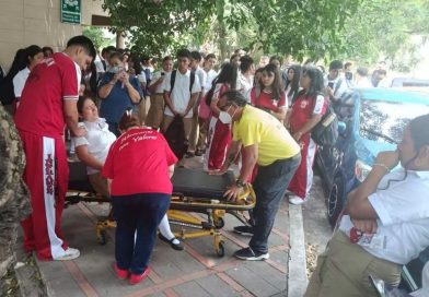 PRESUNTA INTOXICACIÓN CON SUSTANCIAS QUÍMICAS EN EL INFRAMEN ACTIVA EMERGENCIA; MAESTROS Y ESTUDIANTES RESULTAN AFECTADOS