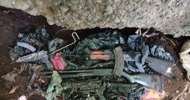 ENCUENTRAN ARMAMENTO ENTERRADO EN OLOCUILTA VINCULADO A ESTRUCTURAS DE LA MS-13