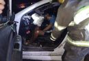DOS FALLECIDOS Y DOS LESIONADOS DEJA CHOQUE FRONTAL ENTRE DOS VEHÍCULOS EN SAN MIGUEL