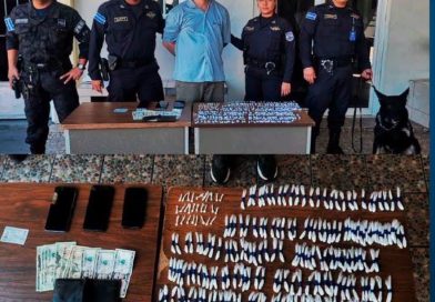 CAPTURAN A HOMBRE CON MÁS DE 200 PORCIONES DE COCAÍNA EN SAN SALVADOR