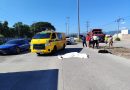 CICLISTA FALLECE TRAS SER ATROPELLADO POR UN BUS EN LA CARRETERA DE SAN SALVADOR HACIA SANTA ANA