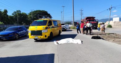 CICLISTA FALLECE TRAS SER ATROPELLADO POR UN BUS EN LA CARRETERA DE SAN SALVADOR HACIA SANTA ANA