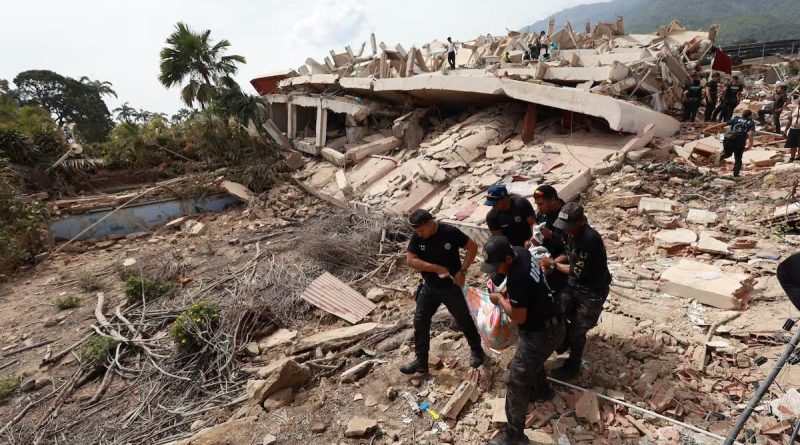 AUMENTA A 3,811 LA CIFRA DE FALLECIDOS POR LOS TERREMOTOS EN VENEZUELA