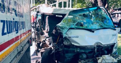 ACCIDENTE ENTRE CAMIÓN Y TRÁILER DEJA UNA PERSONA LESIONADA EN CIUDAD ARCE