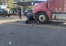 MOTOCICLISTA FALLECE TRAS COLISIONAR CONTRA UNA RASTRA EN USULUTÁN