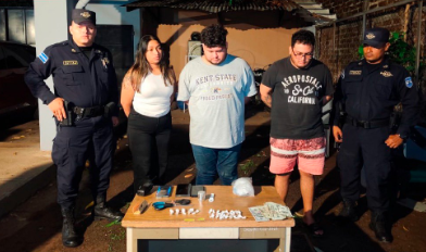 CAPTURAN A TRES PERSONAS POR PRESUNTO TRÁFICO ILÍCITO DE DROGAS EN SAN MIGUEL