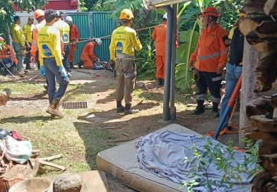 FINALIZAN LABORES DE RECUPERACIÓN DE PERSONA QUE MURIÓ AL CAER A UN POZO EN IZALCO
