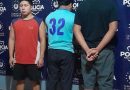 CAPTURARON A TRES JÓVENES TRAS DIFUNDIR VIDEO UTILIZANDO UNIFORMES POLICIALES EN NAHUIZALCO