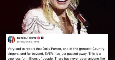 DONALD TRUMP HOMENAJEA A DOLLY PARTON Y ORDENA BANDERAS A MEDIA ASTA TRAS SU MUERTE