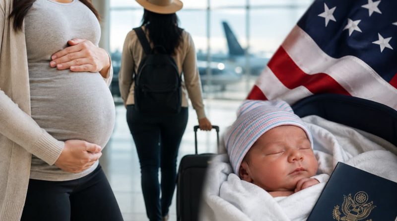 ESTADOS UNIDOS ANUNCIA ACCIONES CONTRA EL “TURISMO DE MATERNIDAD” Y REVOCA MÁS DE 600 VISAS