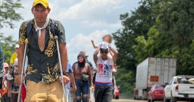 CARAVANA MIGRANTE DE HONDUREÑOS “FE Y ESPERANZA” INGRESA A MÉXICO Y LLEGA A TAPACHULA