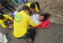 PIEZA DE CAMIÓN SE DESPRENDE Y LESIONA A JOVEN QUE ESPERABA EL AUTOBÚS EN SONSONATE