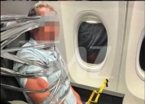 PASAJERO ES INMOVILIZADO Y VUELO DE AMERICAN AIRLINES TERMINA DESVIADO