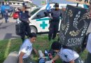 DOS PERSONAS RESULTAN LESIONADAS TRAS ACCIDENTE EN MOTOCICLETA EN LOURDES, COLÓN