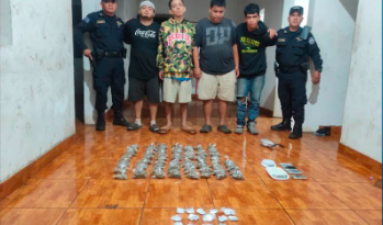 CAPTURAN A CUATRO HOMBRES POR PRESUNTO TRÁFICO DE DROGAS EN CIUDAD ARCE