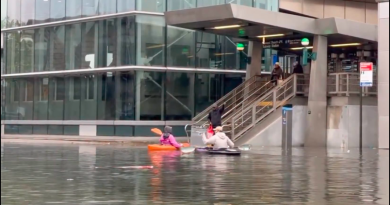 TORMENTA PROVOCA INUNDACIONES EN EL NORESTE DE ESTADOS UNIDOS Y DEJA UNA PERSONA FALLECIDA