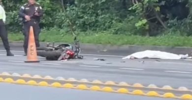 DOS MOTOCICLISTAS FALLECEN EN ACCIDENTES DE TRÁNSITO EN DIFERENTES PUNTOS DEL PAÍS