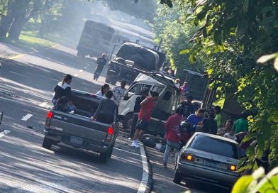 ACCIDENTE EN EL KM 49 EN SAN VICENTE DEJA UN MENOR FALLECIDO Y VARIOS HERIDOS