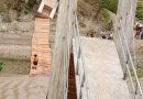 PUENTE DE HAMACA COLAPSA DURANTE SU INAUGURACIÓN EN ESQUIPULAS DEL NORTE, OLANCHO,HONDURAS