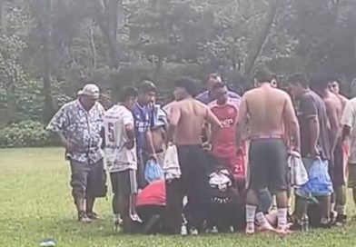 RAYO IMPACTA EN CANCHA DE FÚTBOL Y DEJA SEIS LESIONADOS EN IZALCO