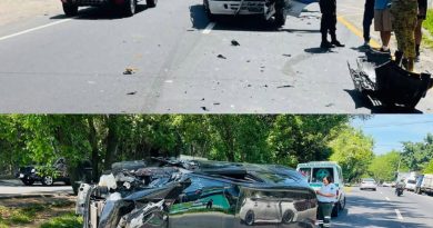 VEHÍCULO QUEDA VOLCADO TRAS ACCIDENTE EN CARRETERA PANAMERICANA HACIA SAN MARTÍN