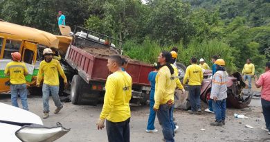 ACCIDENTE MÚLTIPLE SE REGISTRA EN LA CARRETERA PANAMERICANA, EN EL TRAMO DE LOS CHORROS