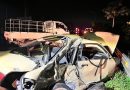ACCIDENTE ENTRE CUATRO VEHÍCULOS DEJA TRES PERSONAS LESIONADAS EN CARRETERA CLAUDIA LARS