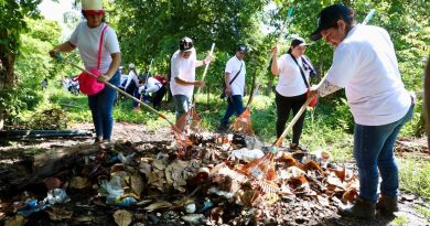 FAMILIAS SE SUMAN A JORNADA DE LIMPIEZA DEL RÍO GRANDE DE SAN MIGUEL