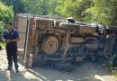 NUEVE PERSONAS, ENTRE ELLAS CUATRO ESTUDIANTES, RESULTAN LESIONADAS EN VUELCO DE CAMIÓN EN PANCHIMALCO