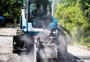 ALCALDÍA DE SANTA ANA CENTRO REALIZA PREPARATIVOS PARA BACHEO EN LA CALLE TECANA–SANTA ISABEL