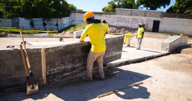SANTA ANA CENTRO CONTINÚA CONSTRUCCIÓN DE SKATEPARK EN EL SECTOR DE LA 5 DE MARZO