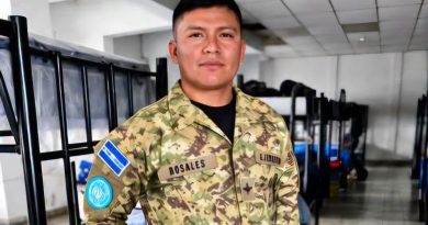 SOLDADO SALVADOREÑO DESAPARECIDO EN HAITÍ ALCANZÓ A ALERTAR A SU FAMILIA DURANTE EL ATAQUE